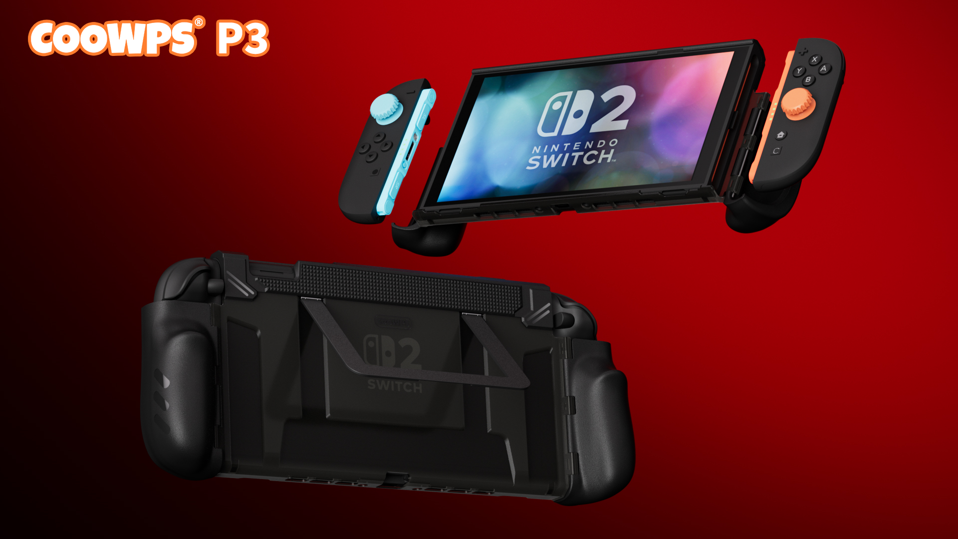 Amazon.com: COOWPS P3 for Nintendo Switch 2 Case with Flip Stand
